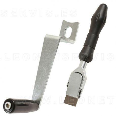 Herramienta para rectificar los rebordes de los discos de freno