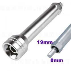 Herramienta  para ajustar la puntera trasera en en  Porsche Taycan and Audi e-tron