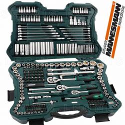 Maletín herramientas Mannesmann, 215 piezas. NUEVA VERSION 2021!!!...   y un 2º kit incluido!!!!!!