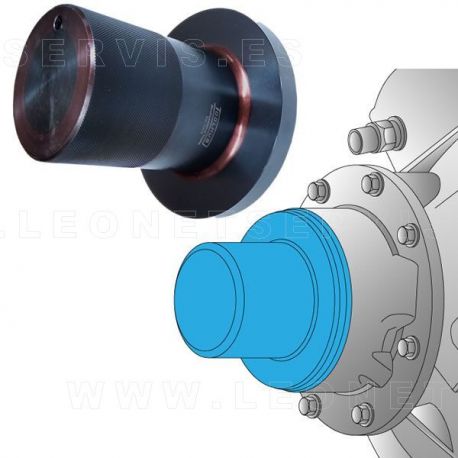 Útil para el montaje del reten delantero del cigüeñal Volvo , Renault