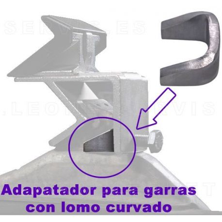 Juego de 4 soportes curvos para las garras KNR26M