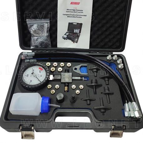 Kit para comprobación de la presión de alta en diesel common rail