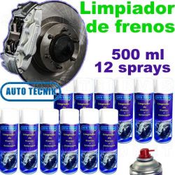 Limpiador de frenos en potente SPRAY de 500 ml