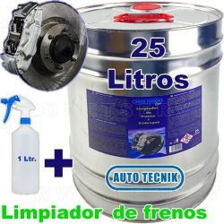 Limpiador de frenos a granel. Garrafa 25 litros