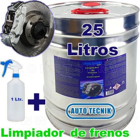 Limpiador de frenos a granel. Garrafa 25 litros