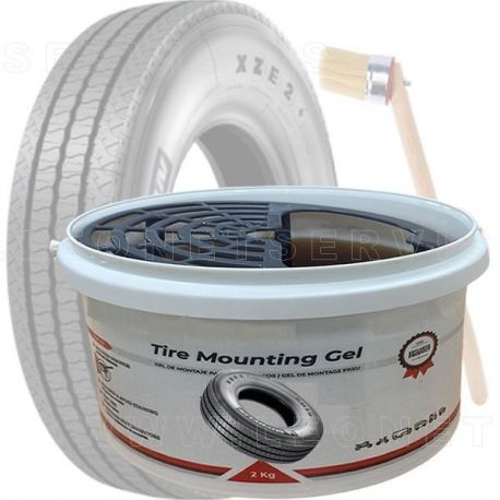 Gel lubricante para montaje para neumáticos. Bote de 2 kg.