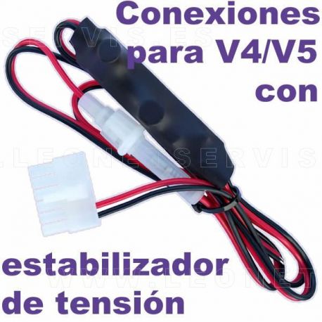 Estabilizador de tensión de 12V, con fusible, para Terratrip y Blunik