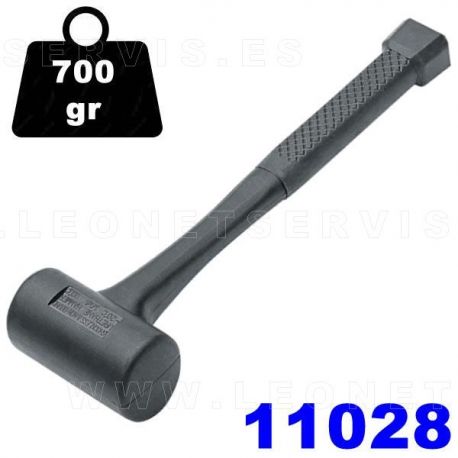 Martillo anti rebote de alta eficiencia. Reduce las lesiones y daños provocados por el rebote.