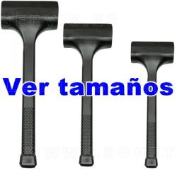 Martillo anti rebote de alta eficiencia. Reduce las lesiones y daños provocados por el rebote.