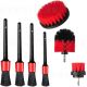 Conjunto de brochas y de cepillos de limpieza. 7 piezas