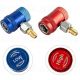 Adaptador acoplador conector rápido para gas R1234YF de aire acondicionado
