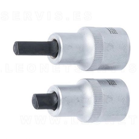 Juego de vasos de 1/2" para la extensión de las abrazaderas del amortiguador 5 x 7 mm y  5,5 x 8,2 mm. 2 piezas