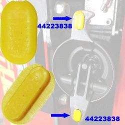 Protección para uña de acero compatible con Corghi, 5 unidades