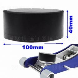 Taco de goma para gato de carretilla y otros gatos de taller mecánico