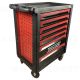 Carro de herramientas profesional con 7 cajones y 216 herramientas