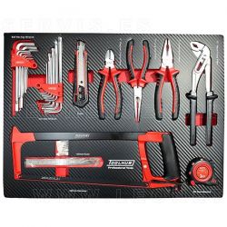 Módulo de herramientas con fondo de goma espuma