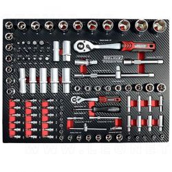 Módulo de herramientas con fondo de goma espuma