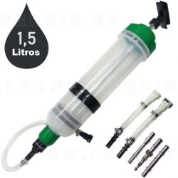 Jeringa multiuso de 1,5 litros para todo tipo de líquidos del taller