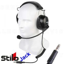 Auricular terra profesional, de tipo arco, para tramo de enlace, con micro reductor de ruidos Terratrip