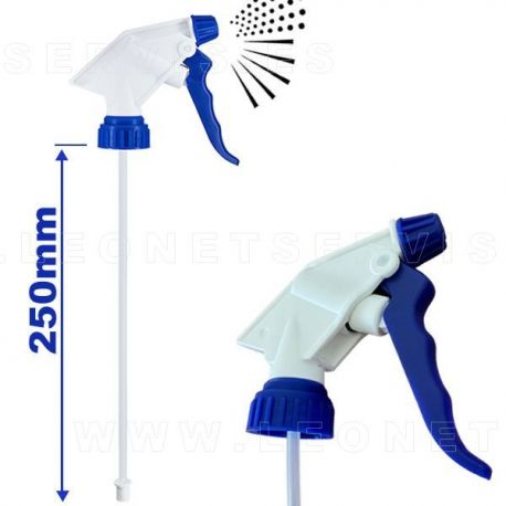 Spray atomizador de 360º y con juntas de VITON para productos químicos