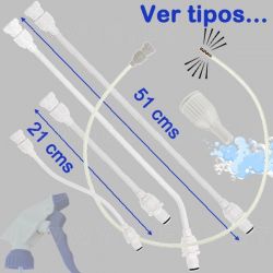 Alargaderas para las boquillas de los atomizadores