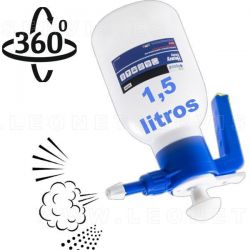 Pulverizador a presión. Giratorio 360º.  Juntas de vitón (FPM). 1 litro.