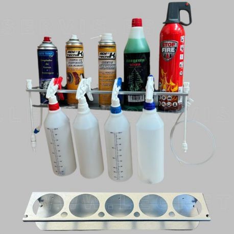 Organizador de botes, sprays, pulverizadores y boquillas