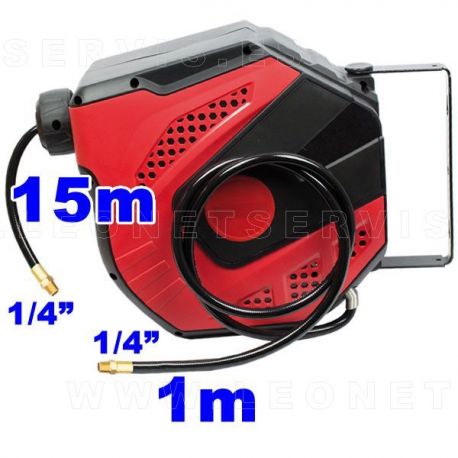 Enrollador de manguera de aire comprimido