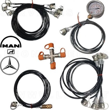 Latiguillos para eje direccional trasero para MAN y Mercedes