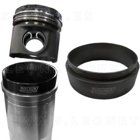 Instalador de aros de piston para motor DAF
