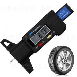 Medidor y comprobador digital de desgaste de los neumáticos