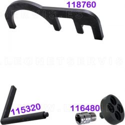 Conjunto reglaje motores BMW y MINI N47 y N47S 1.6, 2.0 y 3.0 diesel  (motores con cadena).