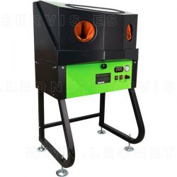 Cabina de lavado de piezas por presión de aire y temperatura para el desengrasante