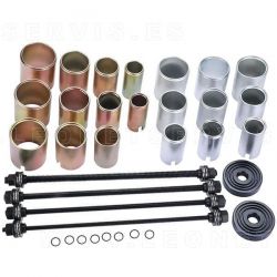 Juego universal para instalar y extraer silentblocks, rodamientos y retenes