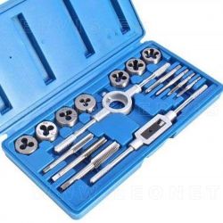 Maletín de machos y terrajas  con 16 piezas