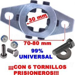 Acople UNIVERSAL en acero para uña de nylon