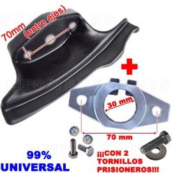 Uña de nylon UNIVERSAL + acople de acero UNIVERSAL para eje de hasta 30 mm