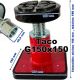 Conjunto de soporte metalico regulable + taco de goma TACOG09B