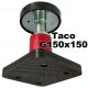 Conjunto de soporte metalico regulable + taco de goma TACOG09B