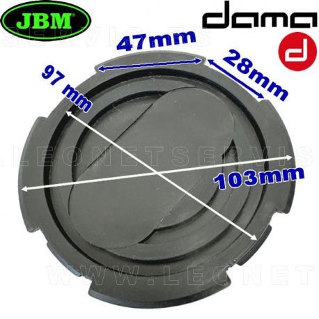 Taco de goma para gato de carretilla JBM, Suministros DAMA...