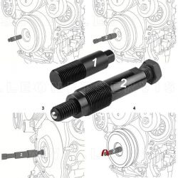 Herramienta de Extracción de Polea de Cigüeñal para Ford 2.0L EcoBlue