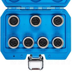 Juego de vasos para tornillo antirrobo de Land Rover. 10 piezas