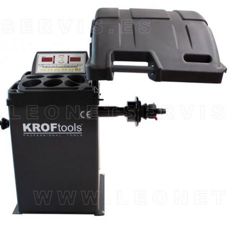 Equilibradora de ruedas semiautomática