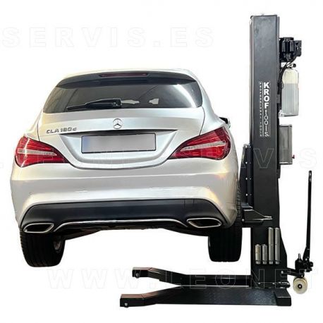 Elevador Movil de una Columna 2,7 Toneladas y 220V