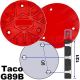 G89B Taco de goma de 120 mm compatible para elevadores Istobal Velyen