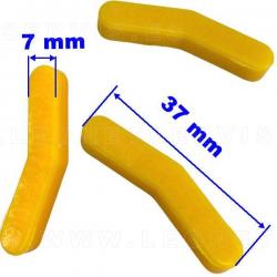 Juego de 5 protectores de plástico para no rayar las llantas con la uña de acero