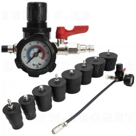 Comprobador de fugas de sistema de turbo,  9 piezas