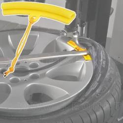 Protector de plástico para  llantas de aluminio