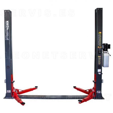 Elevador profesional de 4,2 tons. con desbloqueo manual de seguridad.