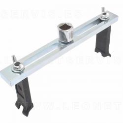 Llave ajustable para tapas de aforadores de combustible